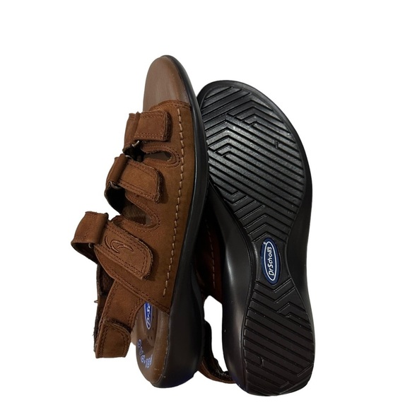Dr. Scholl's Sissy Gel-Pack Insole Brown Leather Sandals Sz 5.5M Strappy NWT - Picture 11 of 11